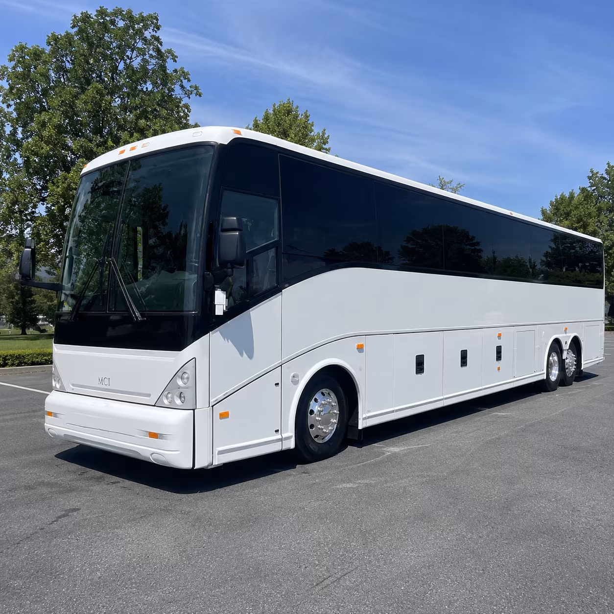 Lafayette Corporate Transportation party bus exterior