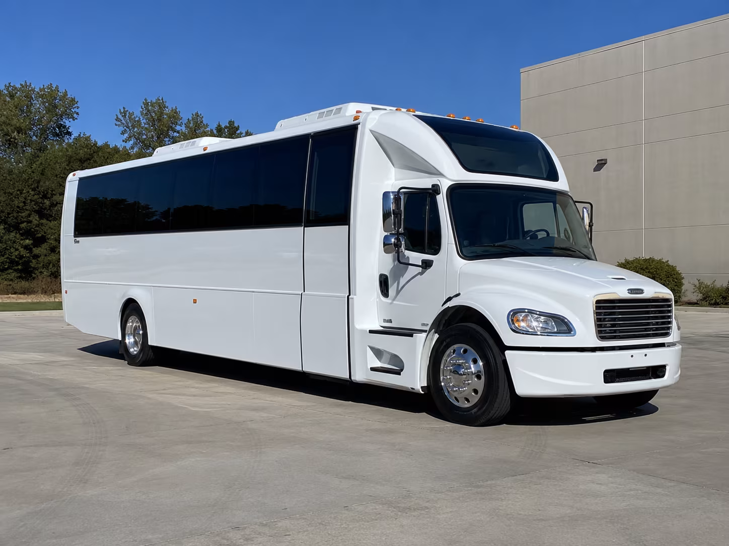 Lafayette Prom & Homecoming Transportation party bus exterior