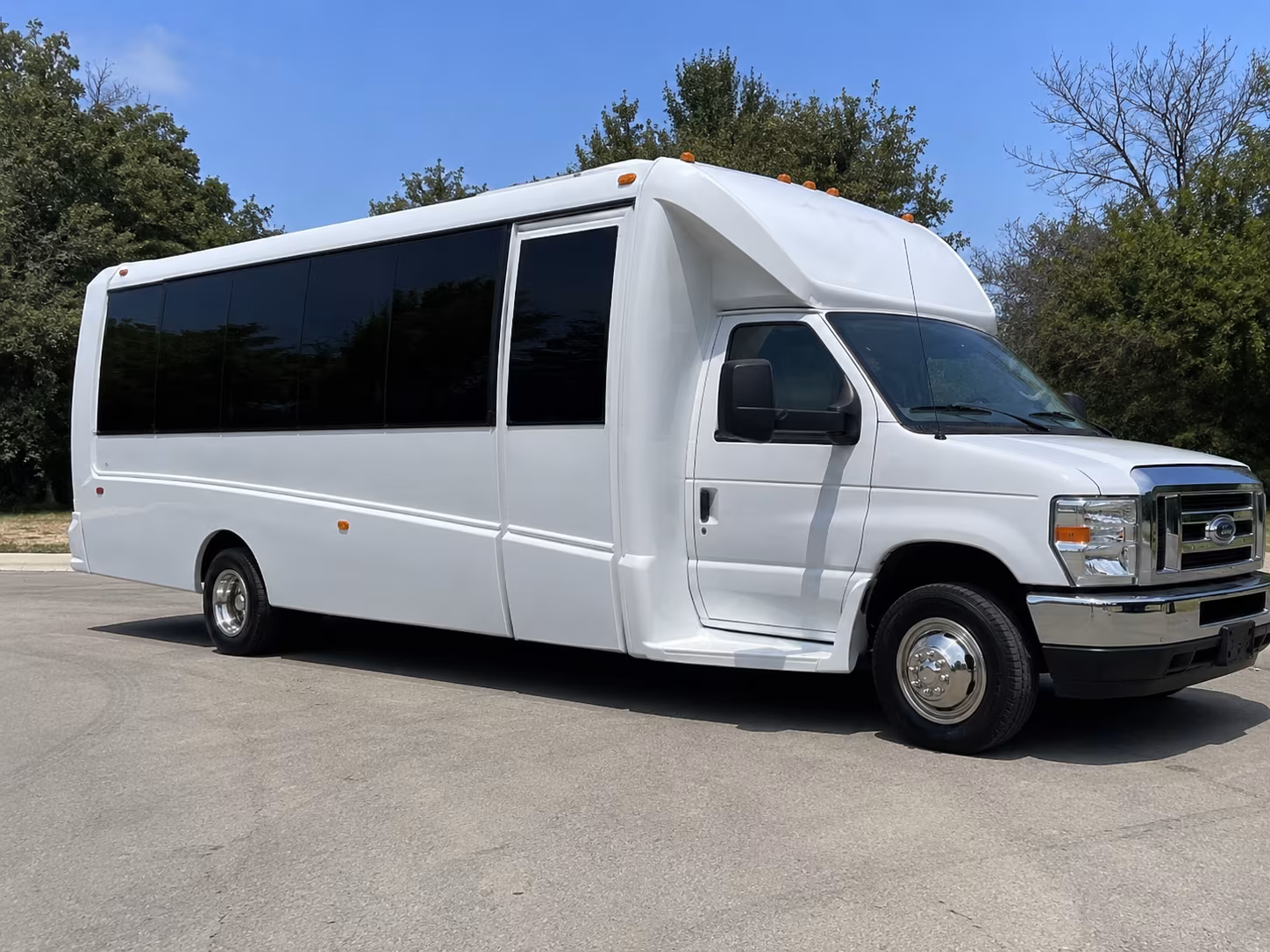 Lafayette Prom & Homecoming Transportation party bus exterior