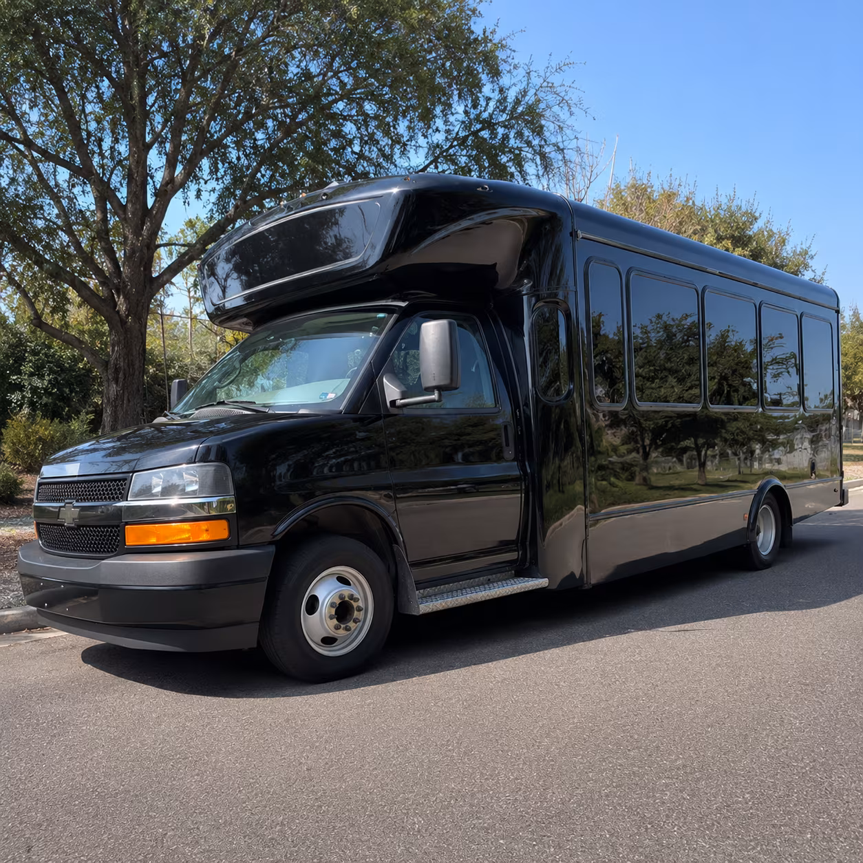 Lafayette Prom & Homecoming Transportation party bus interior