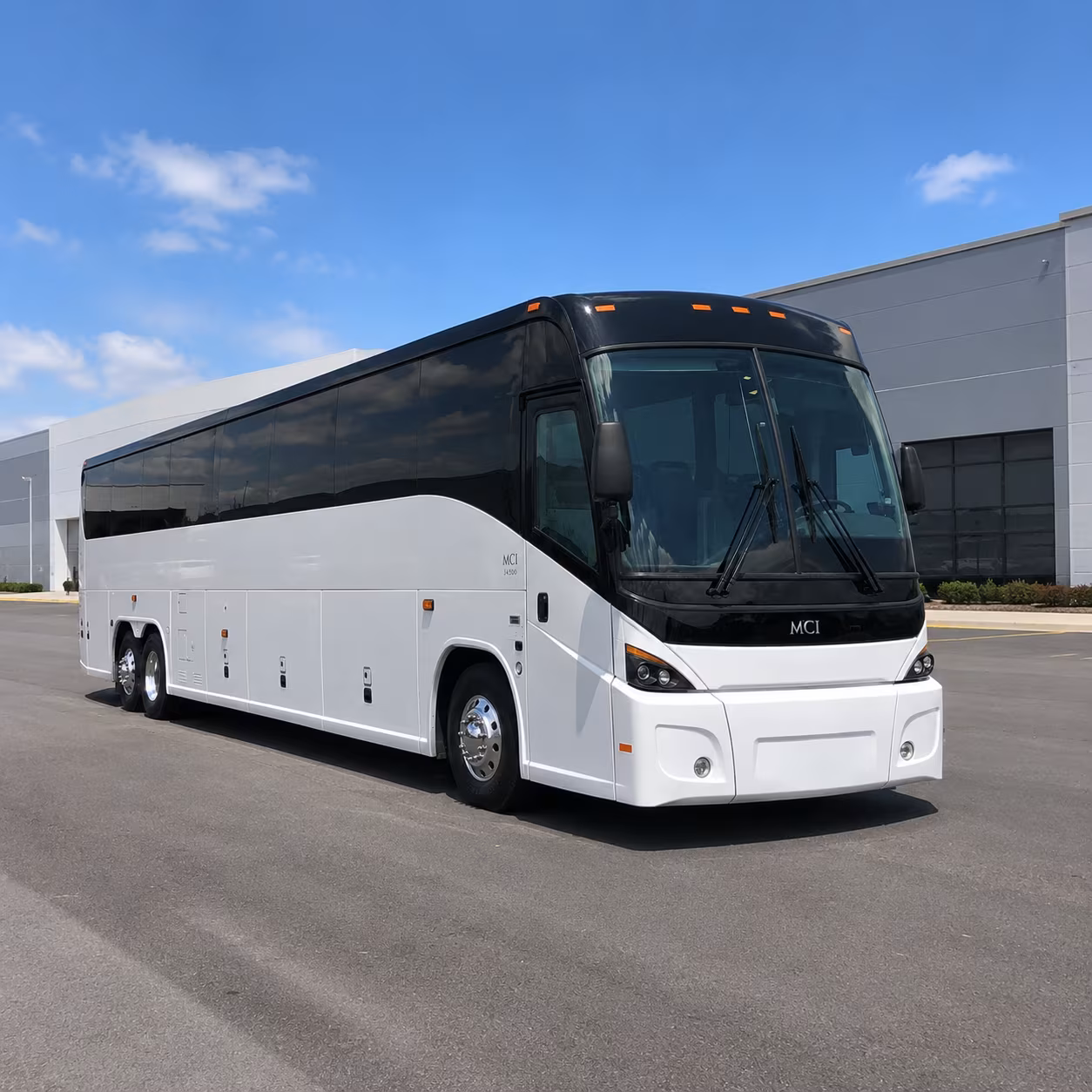 Lafayette School Event Transportation party bus exterior
