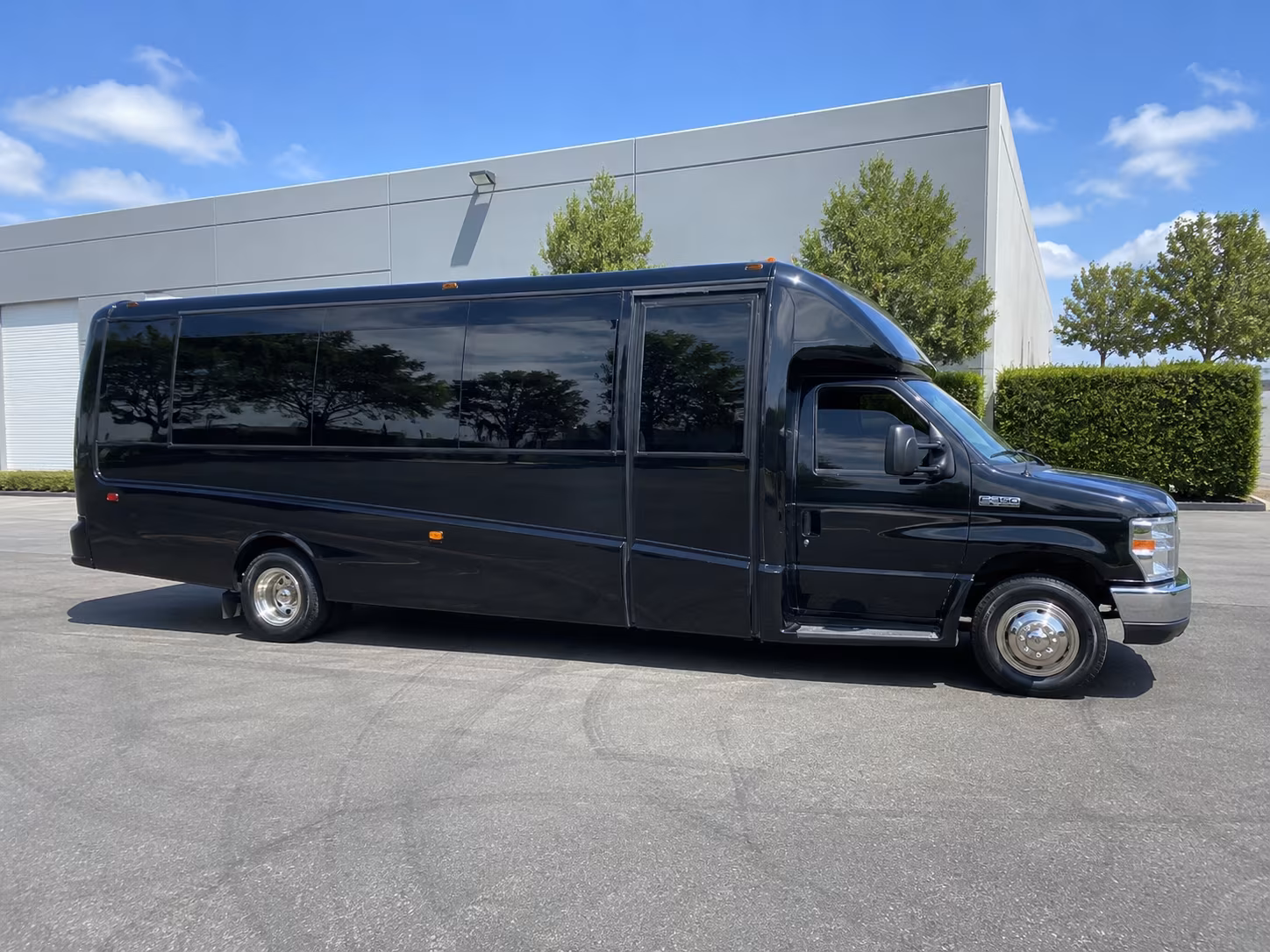 Lafayette Sporting Event Transportation party bus exterior